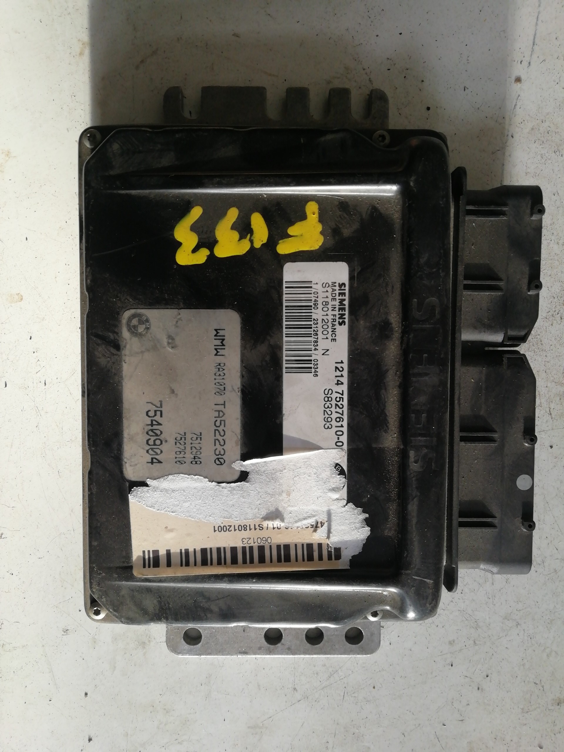 Engine control unit ECU BMW SERIE 3 BERLINA (E30)