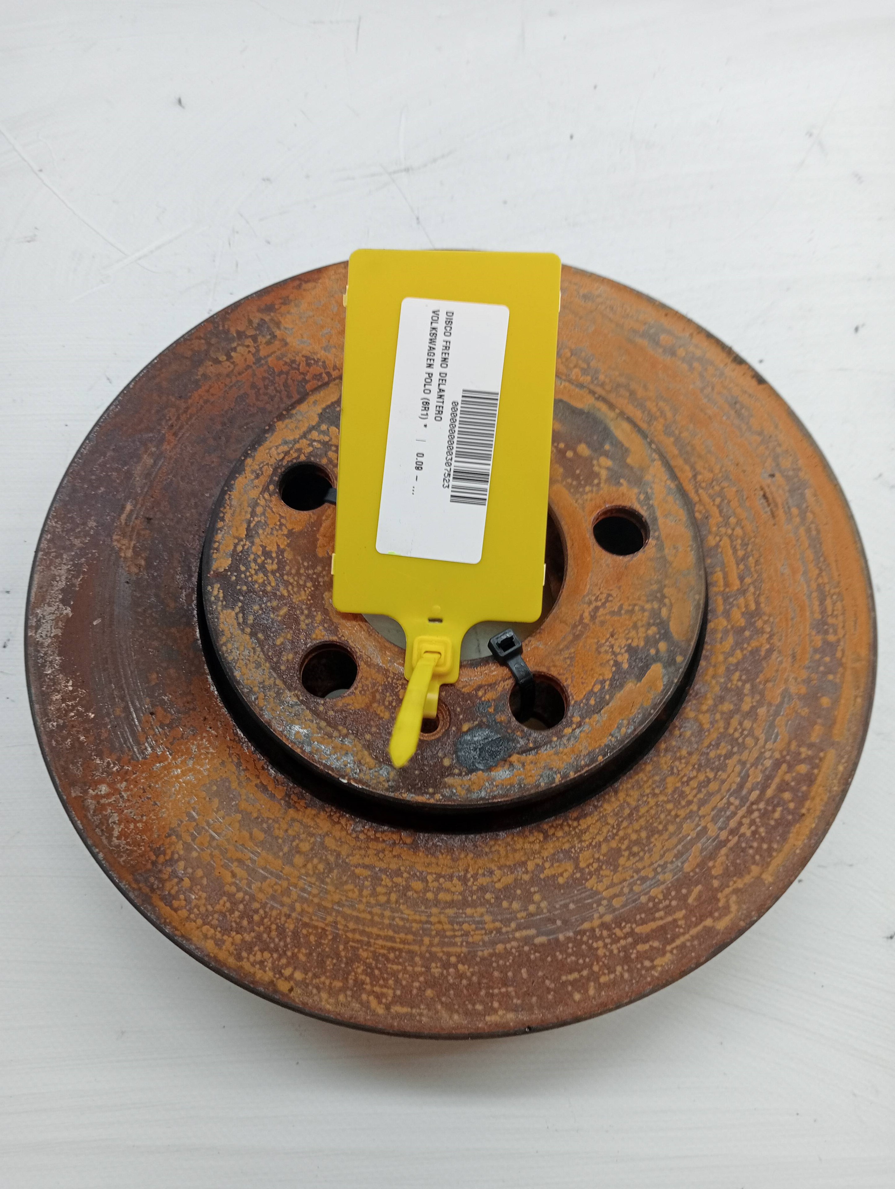 Front brake disc VOLKSWAGEN POLO (6R1)
