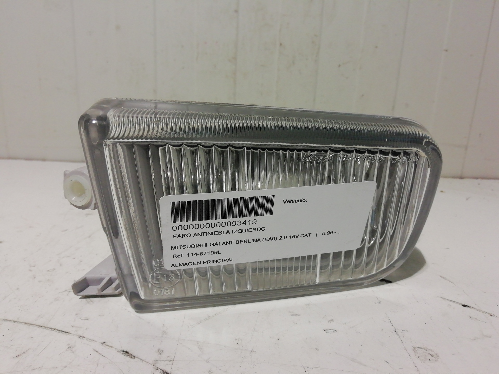 Nebelscheinwerfer links MITSUBISHI GALANT BERLINA (E50)