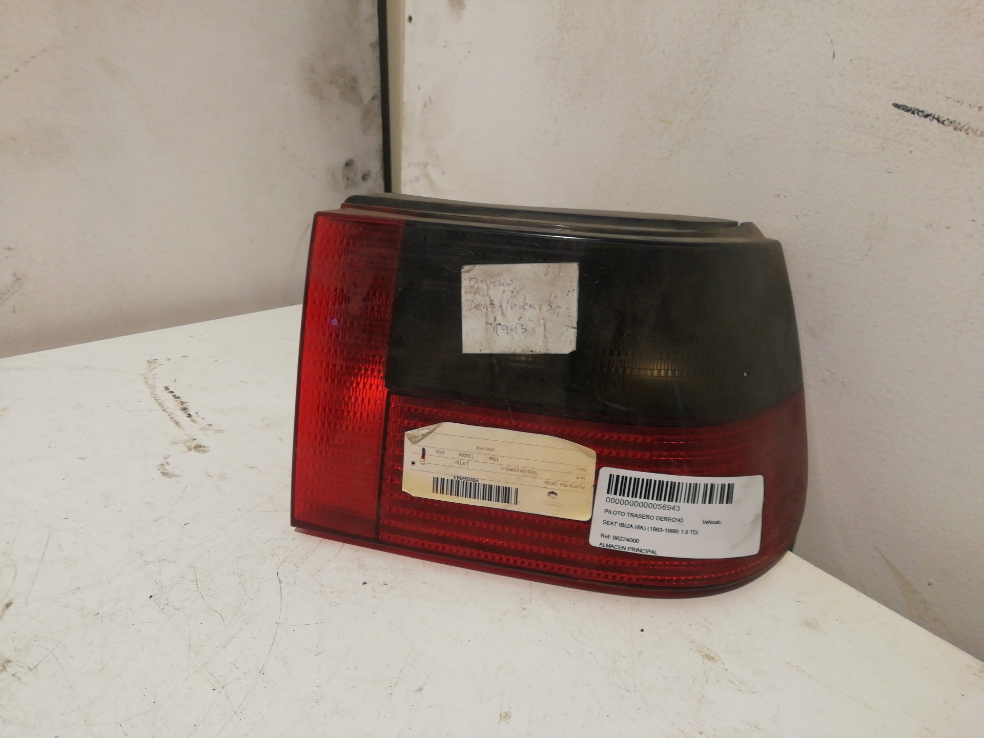 Heckleuchte rechts SEAT IBIZA (6K)
