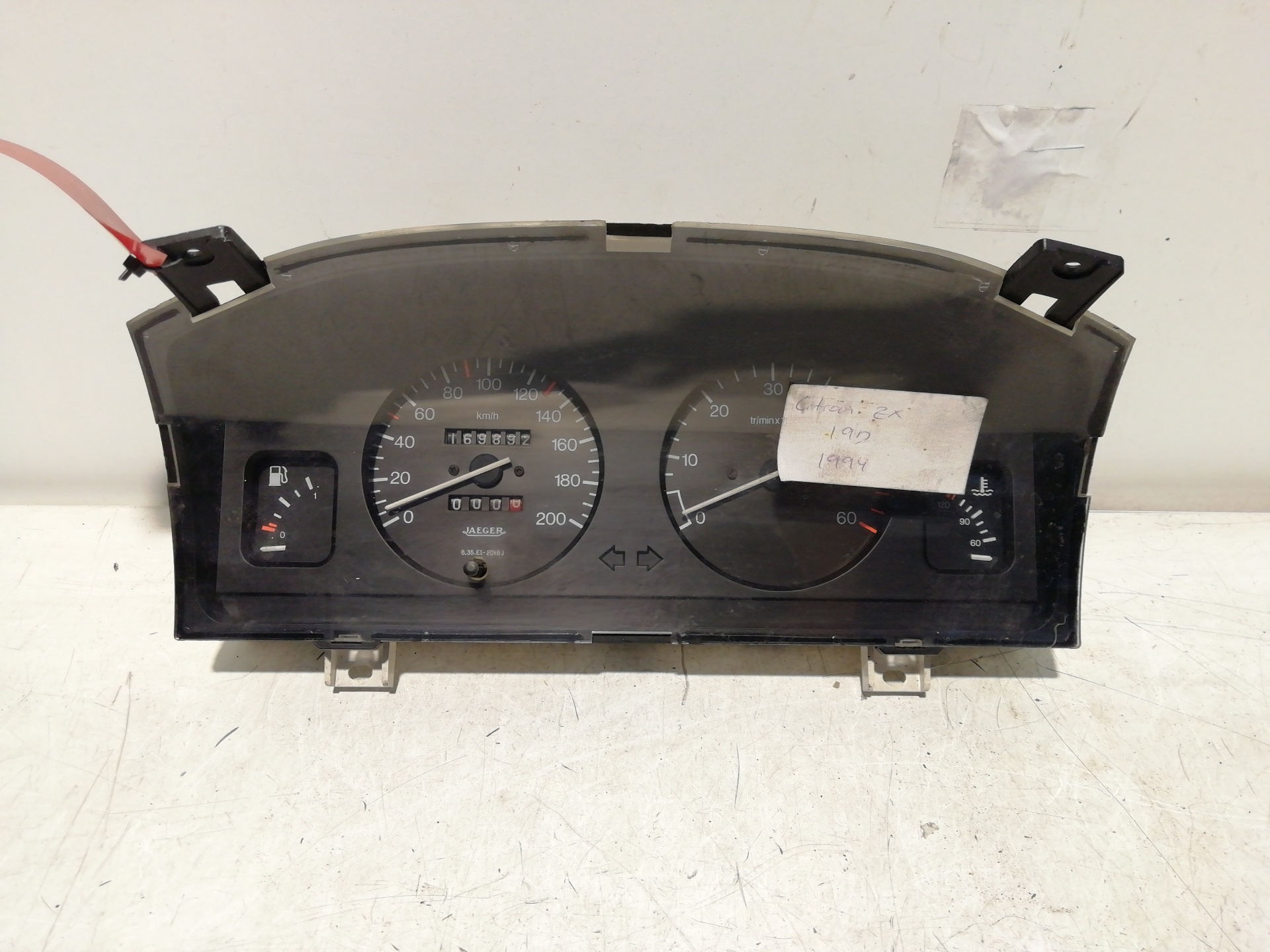 Instrument cluster CITROEN ZX BREAK