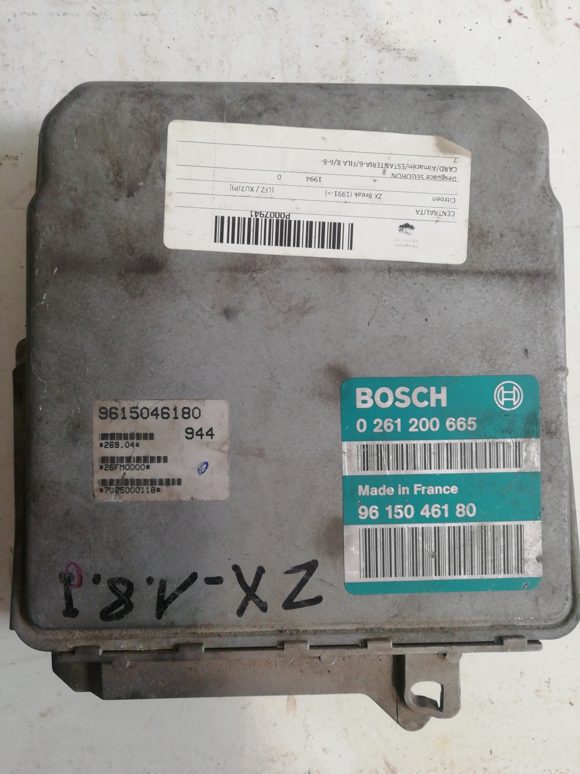 Engine control unit ECU CITROEN ZX BREAK