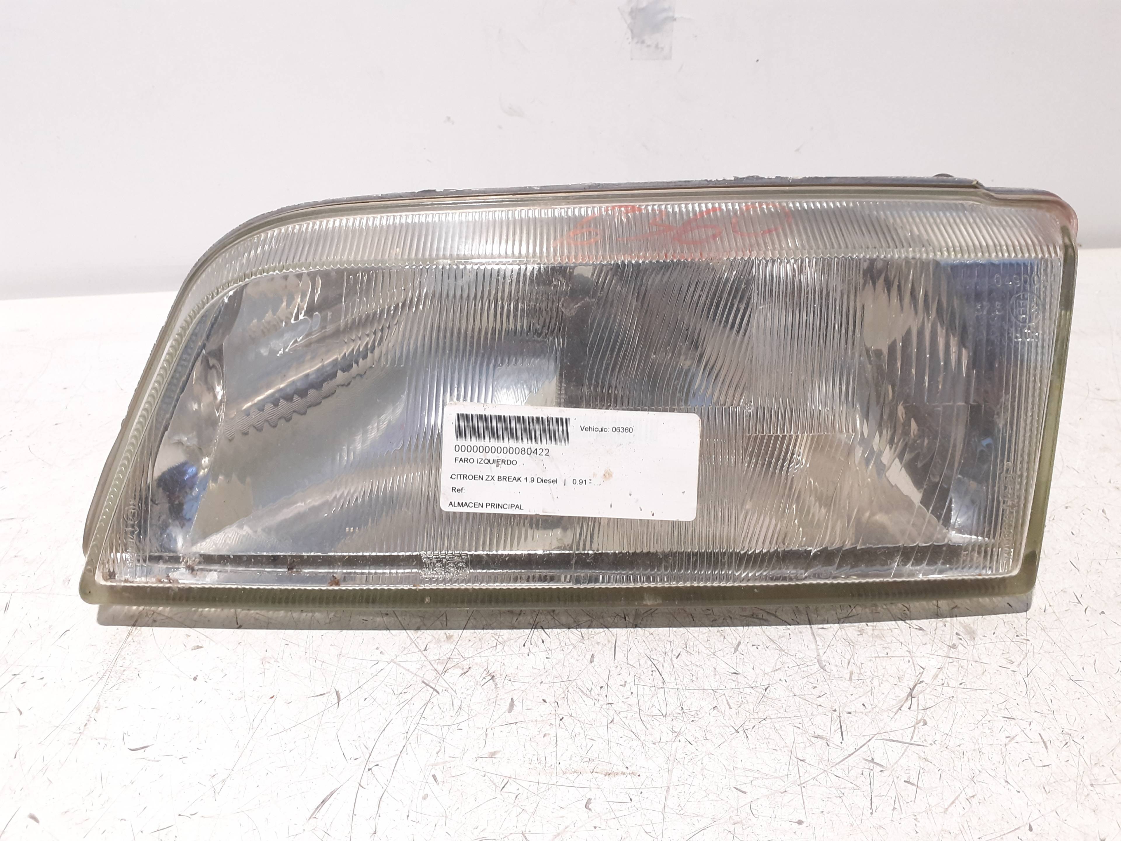 Left headlight CITROEN ZX BREAK