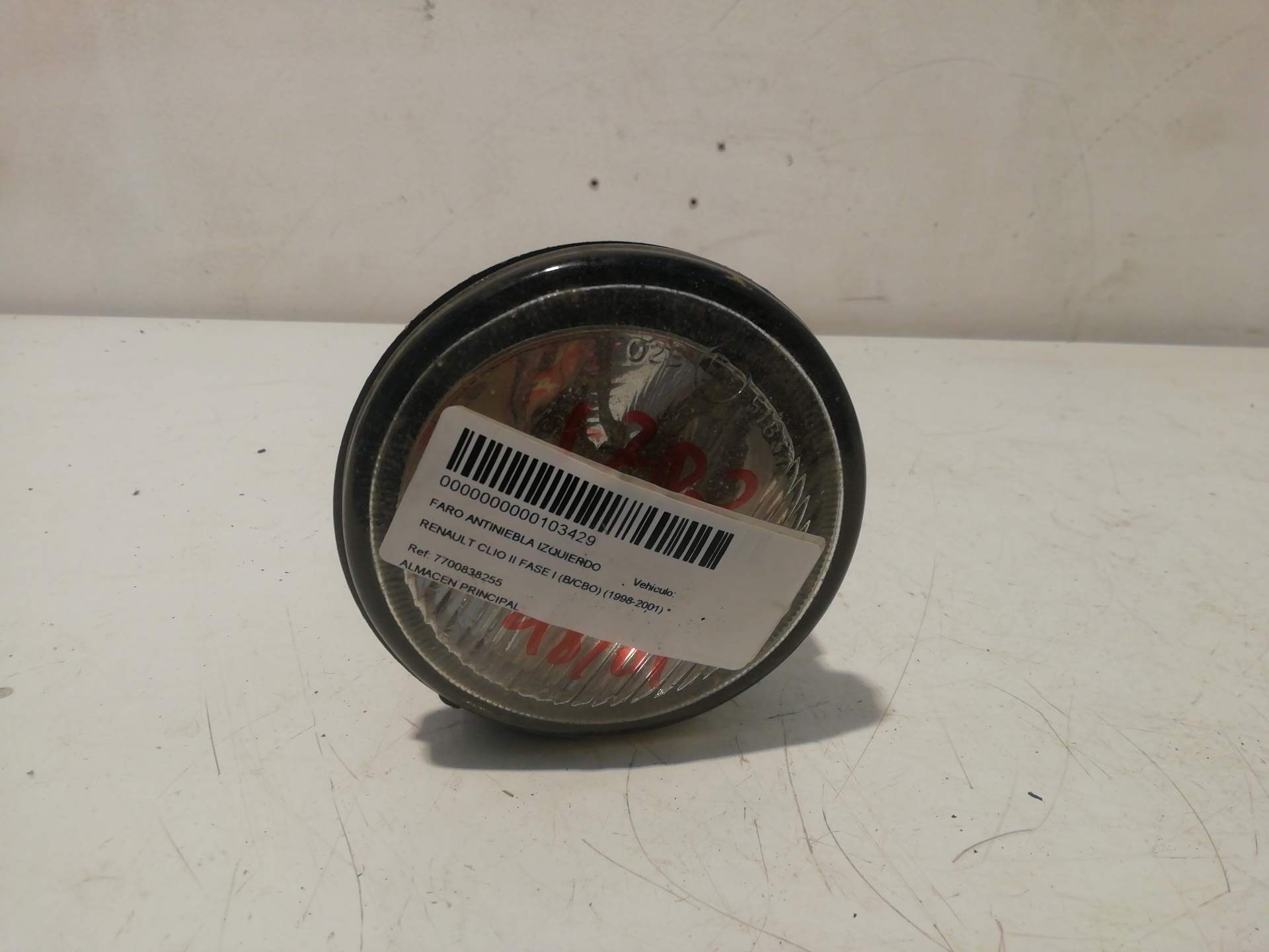 Left fog lamp RENAULT CLIO II FASE II (B/CB0)
