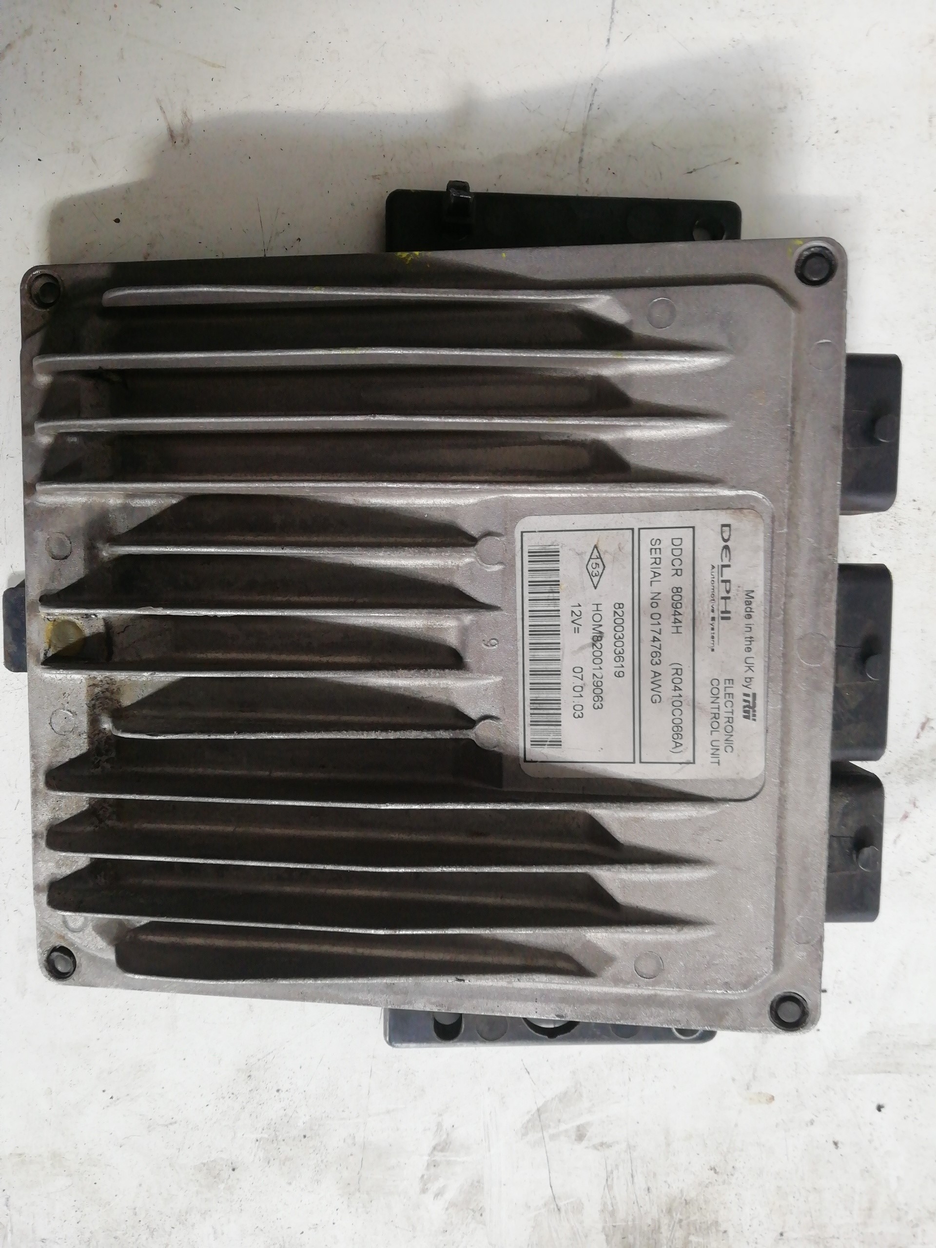 Engine control unit ECU RENAULT CLIO II FASE II (B/CB0)