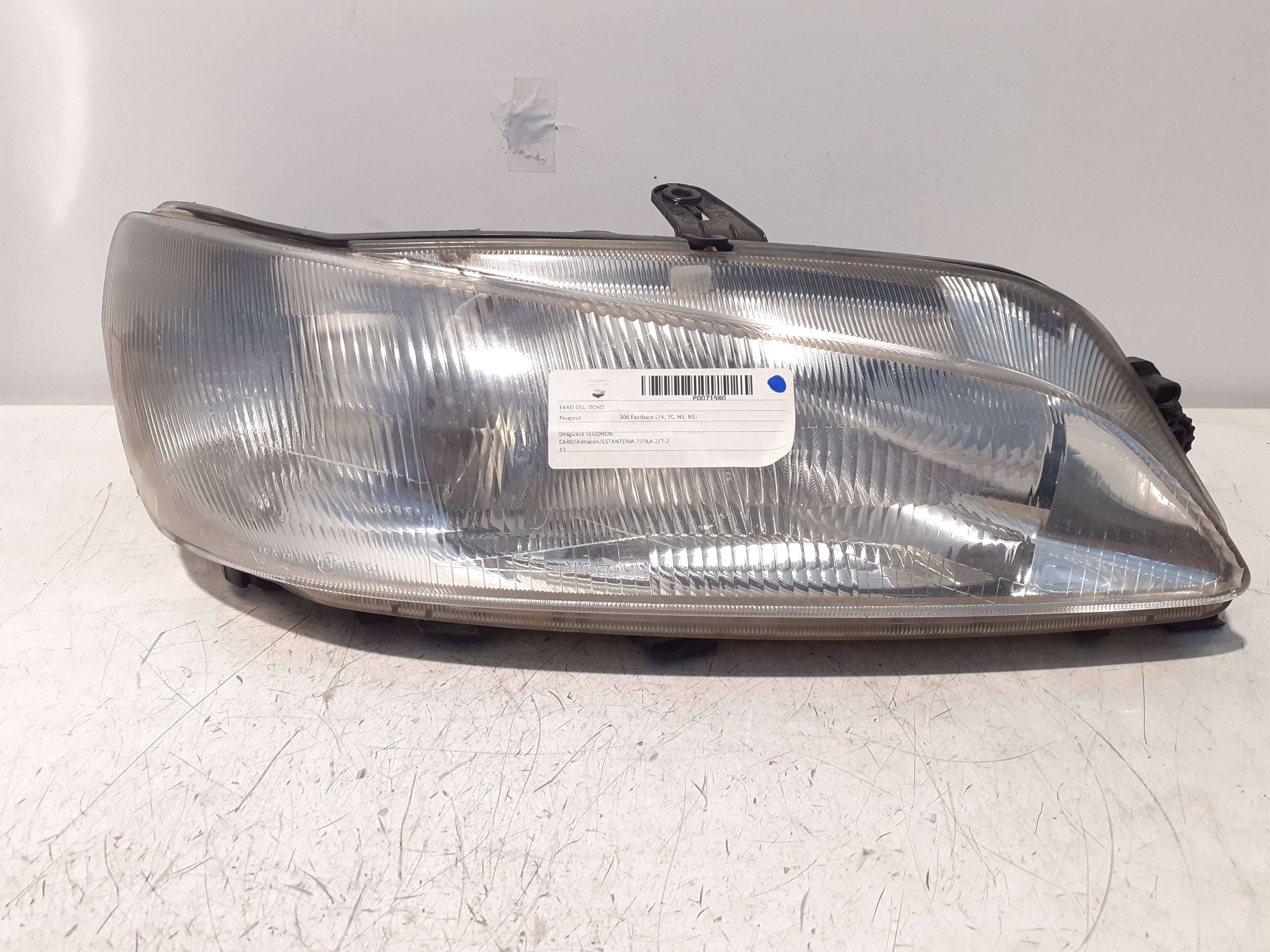 Scheinwerfer rechts PEUGEOT 306 BERLINA 3/4/5 PUERTAS (S2)