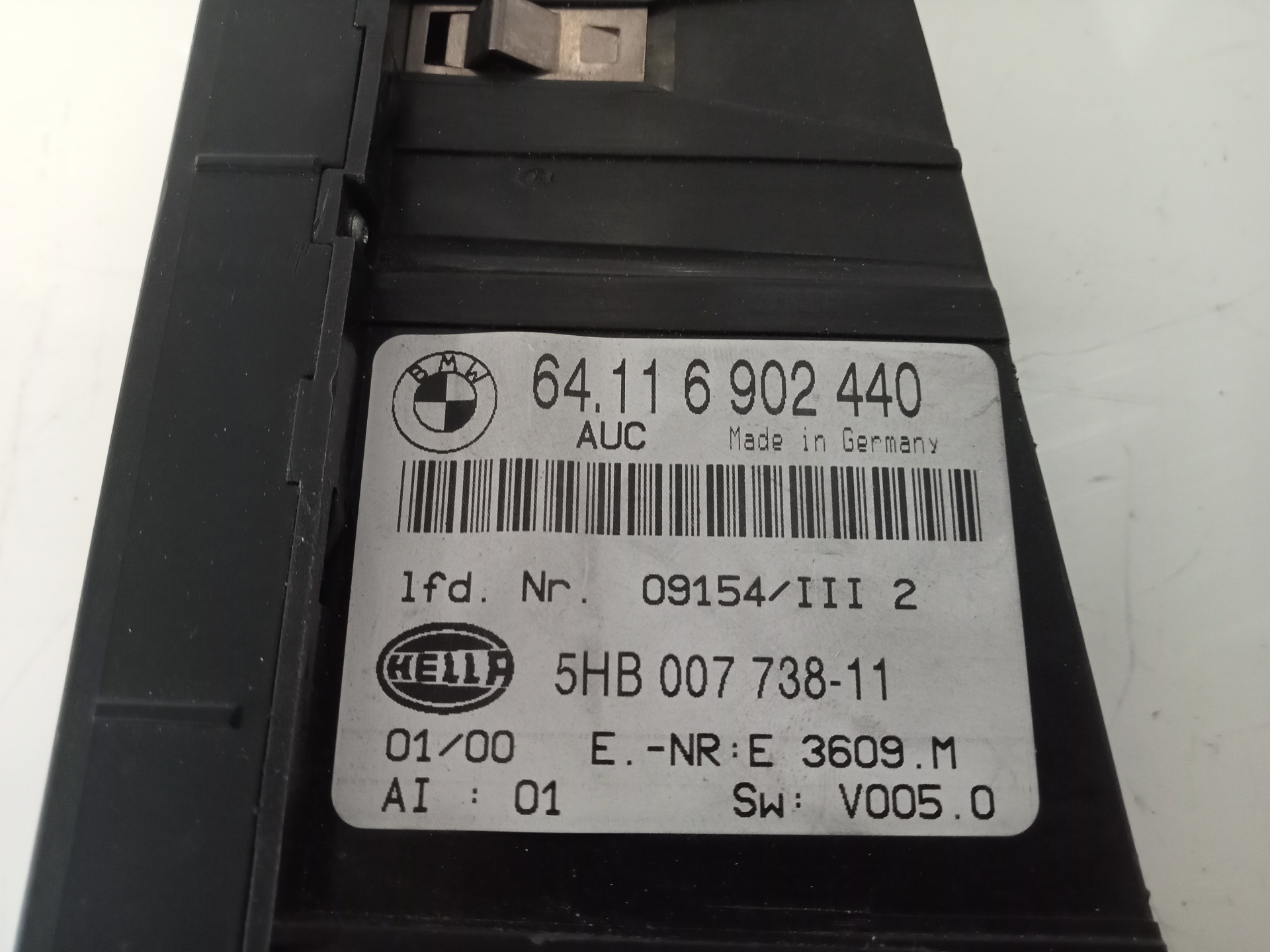 Commande de climatisation BMW SERIE 3 BERLINA (E46)