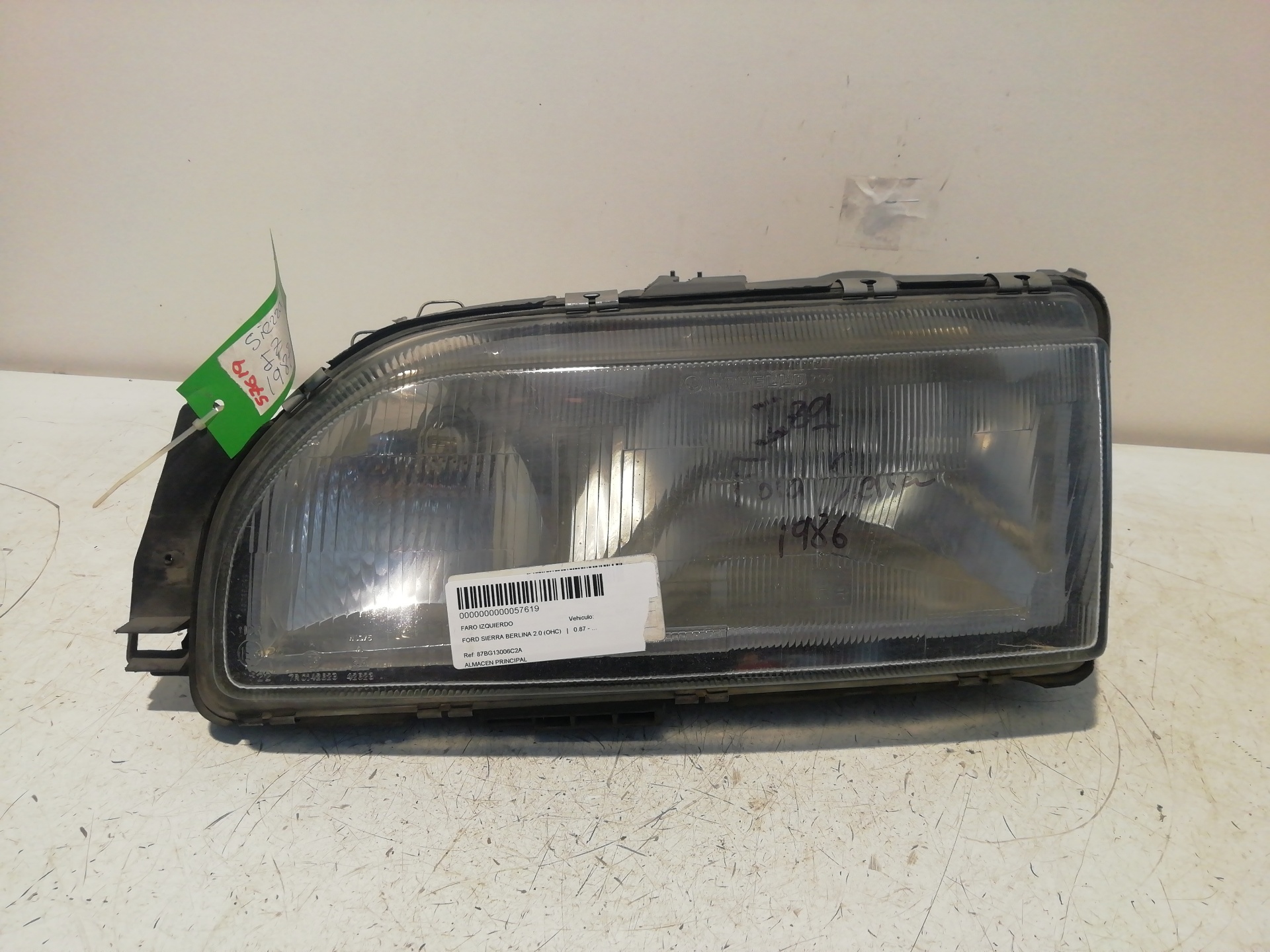 Farol esquerdo FORD SIERRA BERLINA