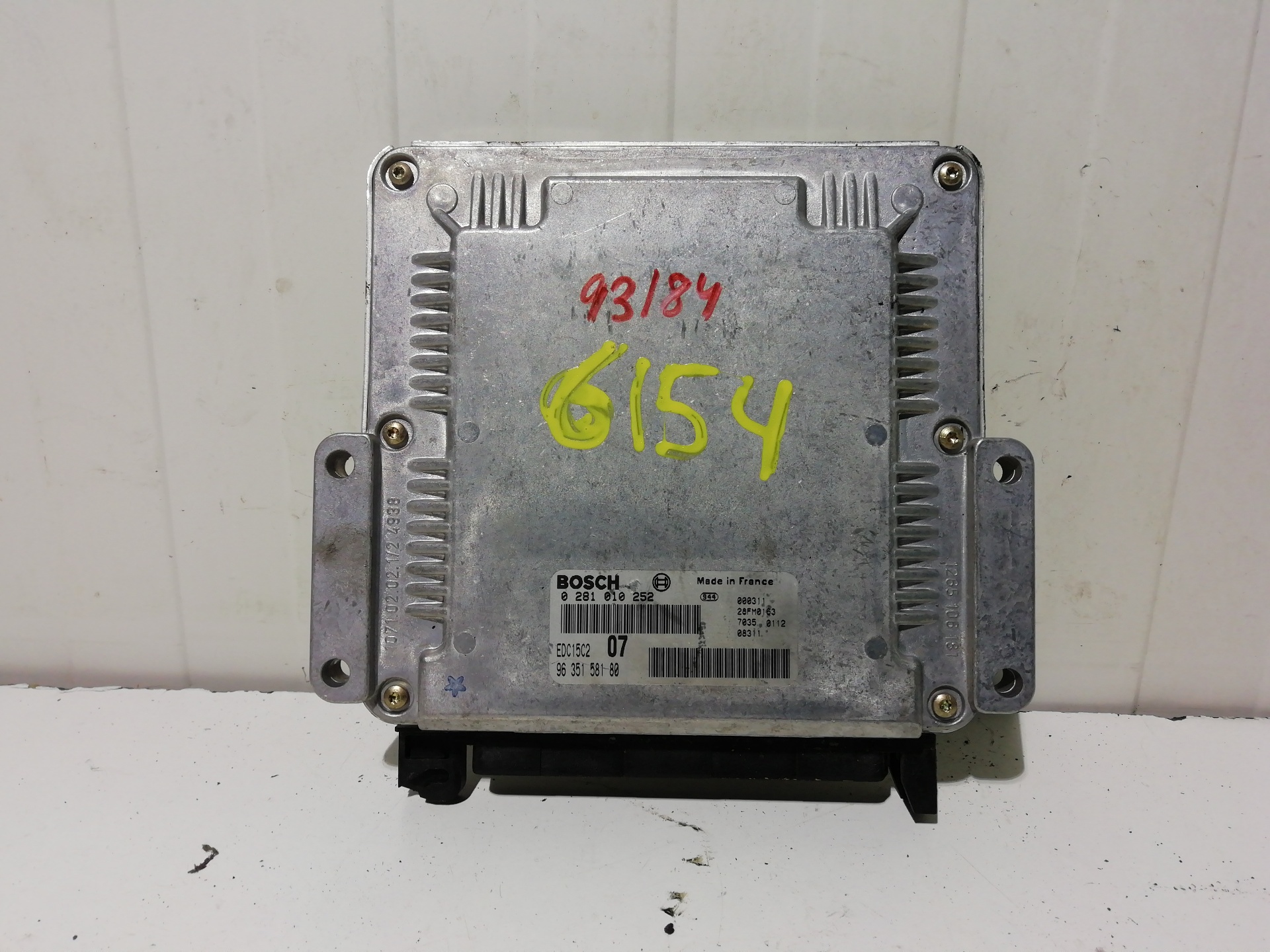 Calculateur moteur PEUGEOT 406 BERLINA (S1/S2)