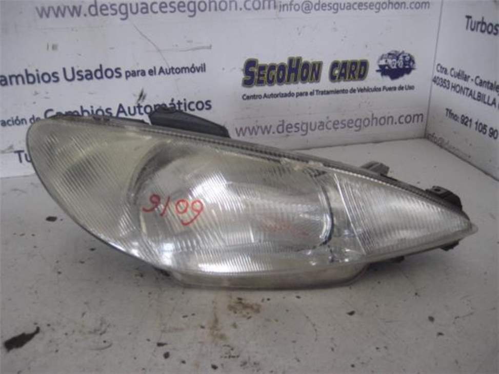 Scheinwerfer rechts PEUGEOT 206 BERLINA