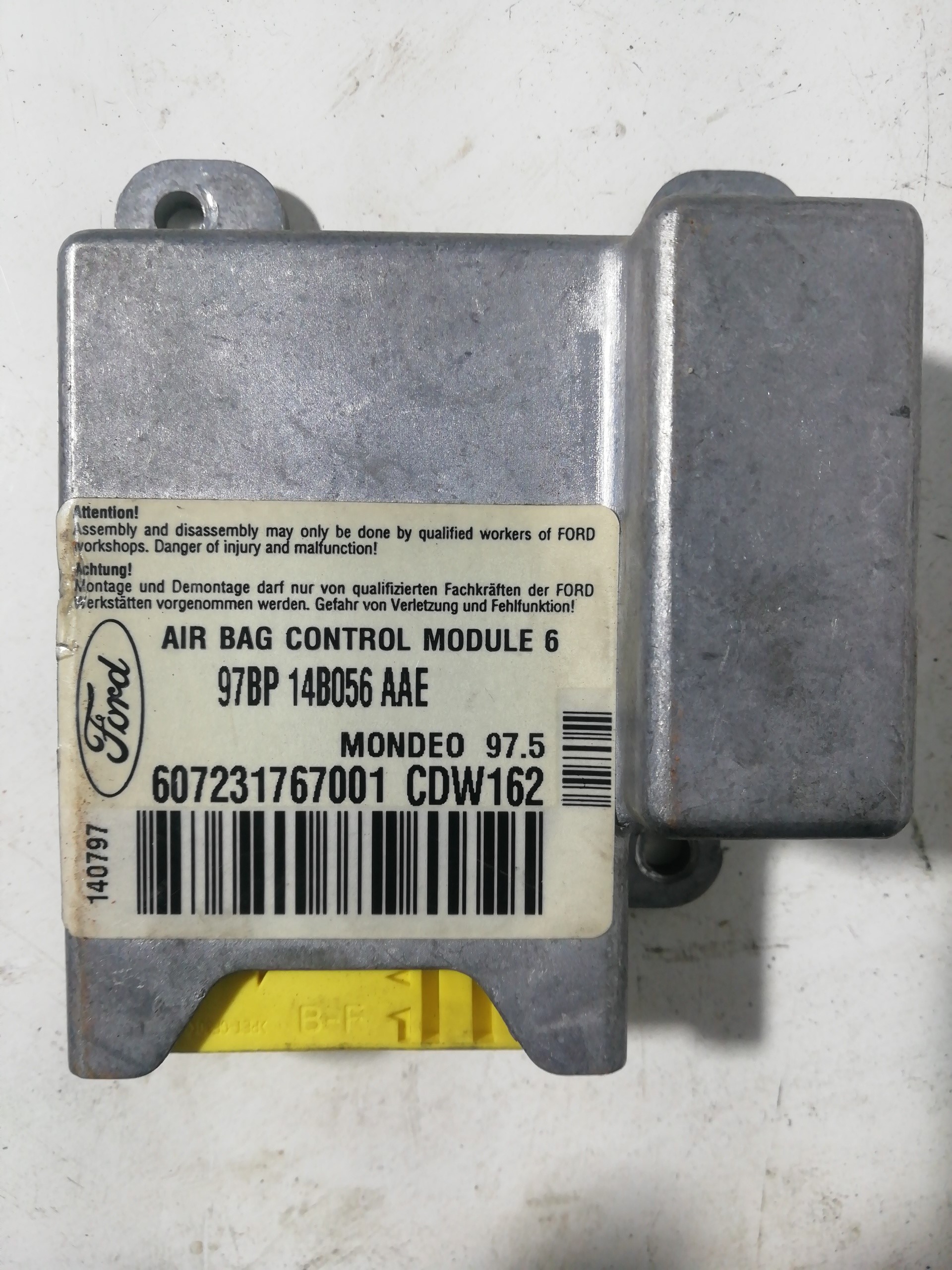 Central do airbag FORD MONDEO BERLINA (GD)