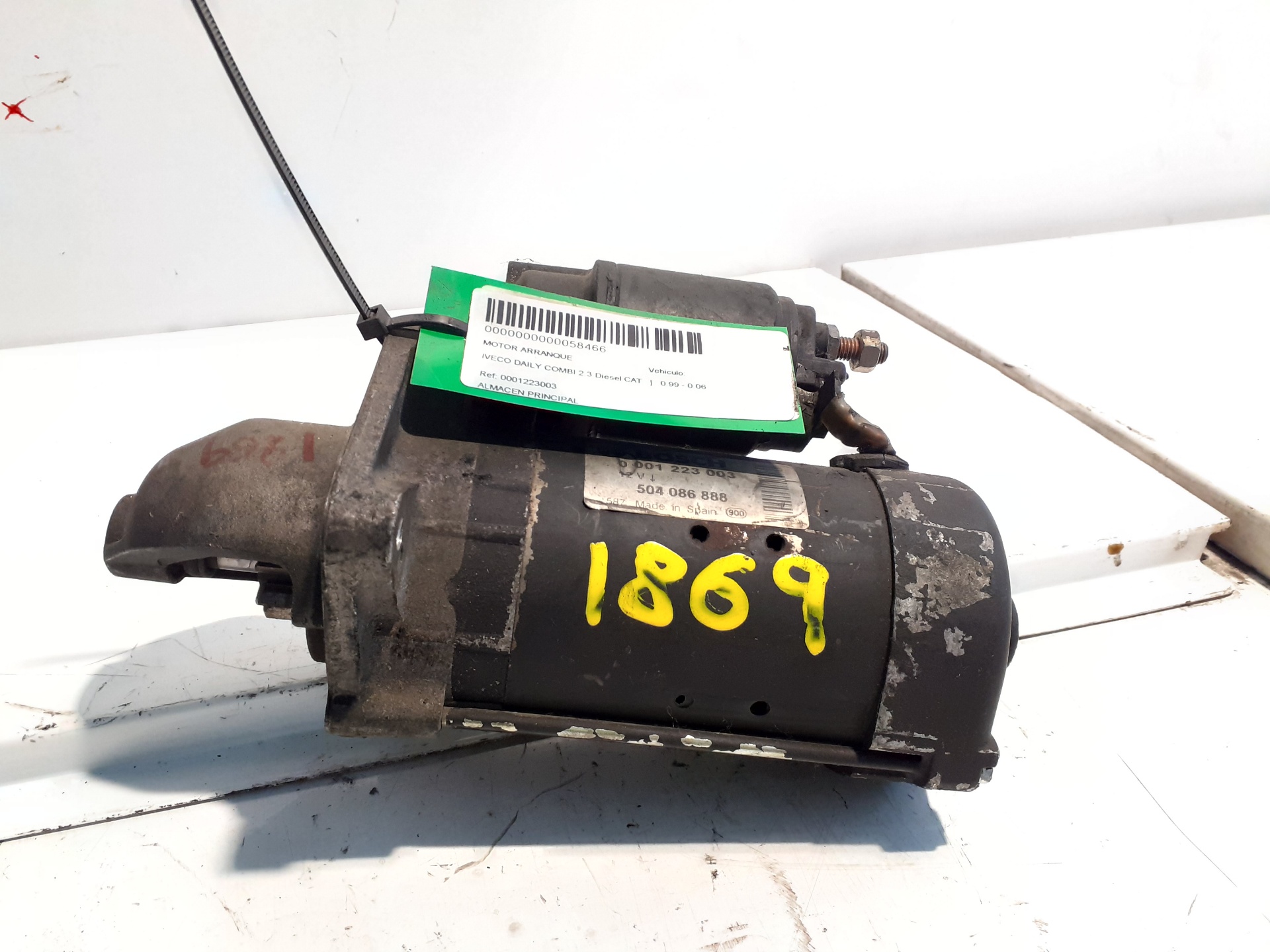 Motorino di avviamento IVECO DAILY COMBI 1989 ->