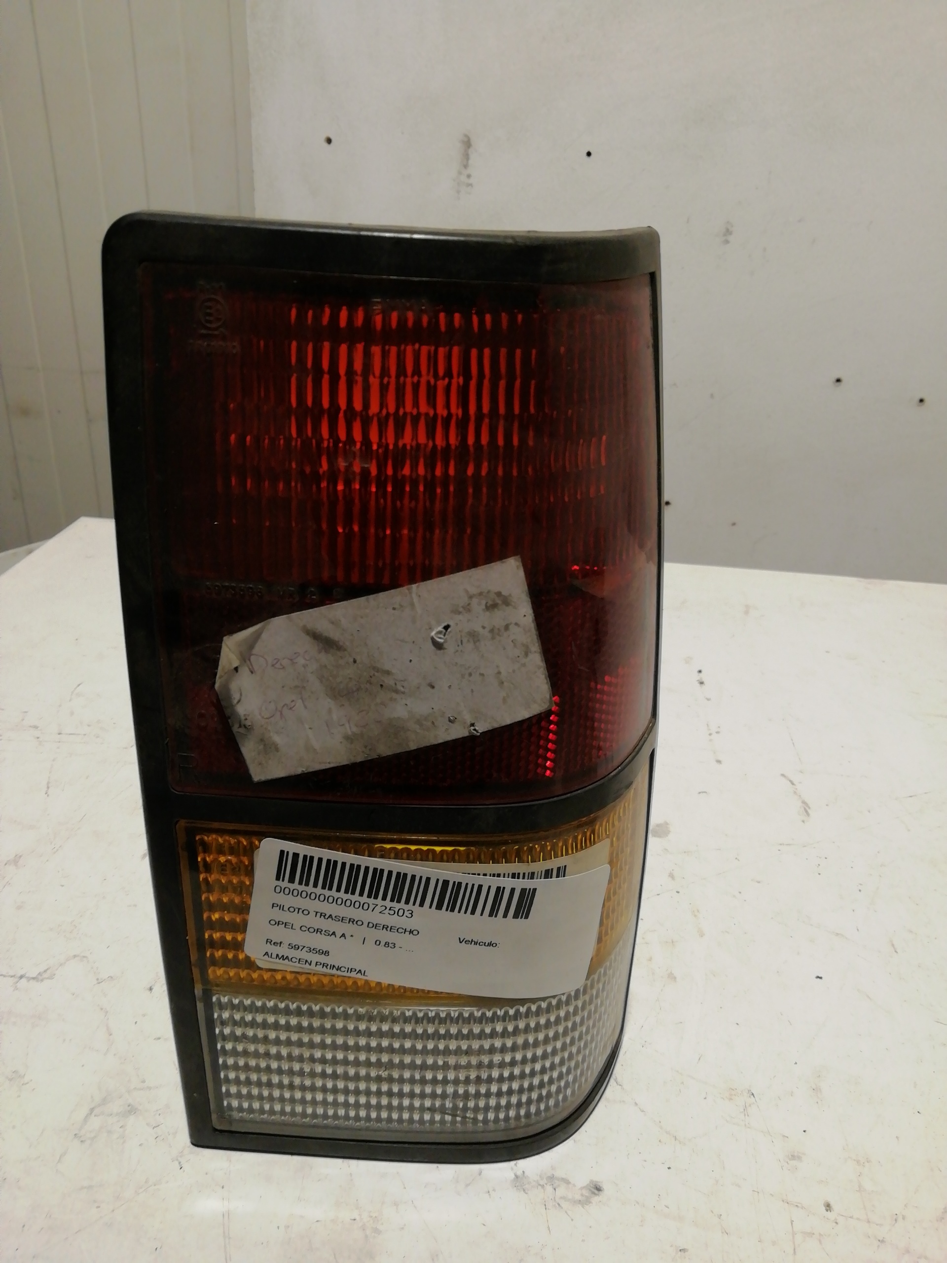Fanale posteriore destro OPEL CORSA A