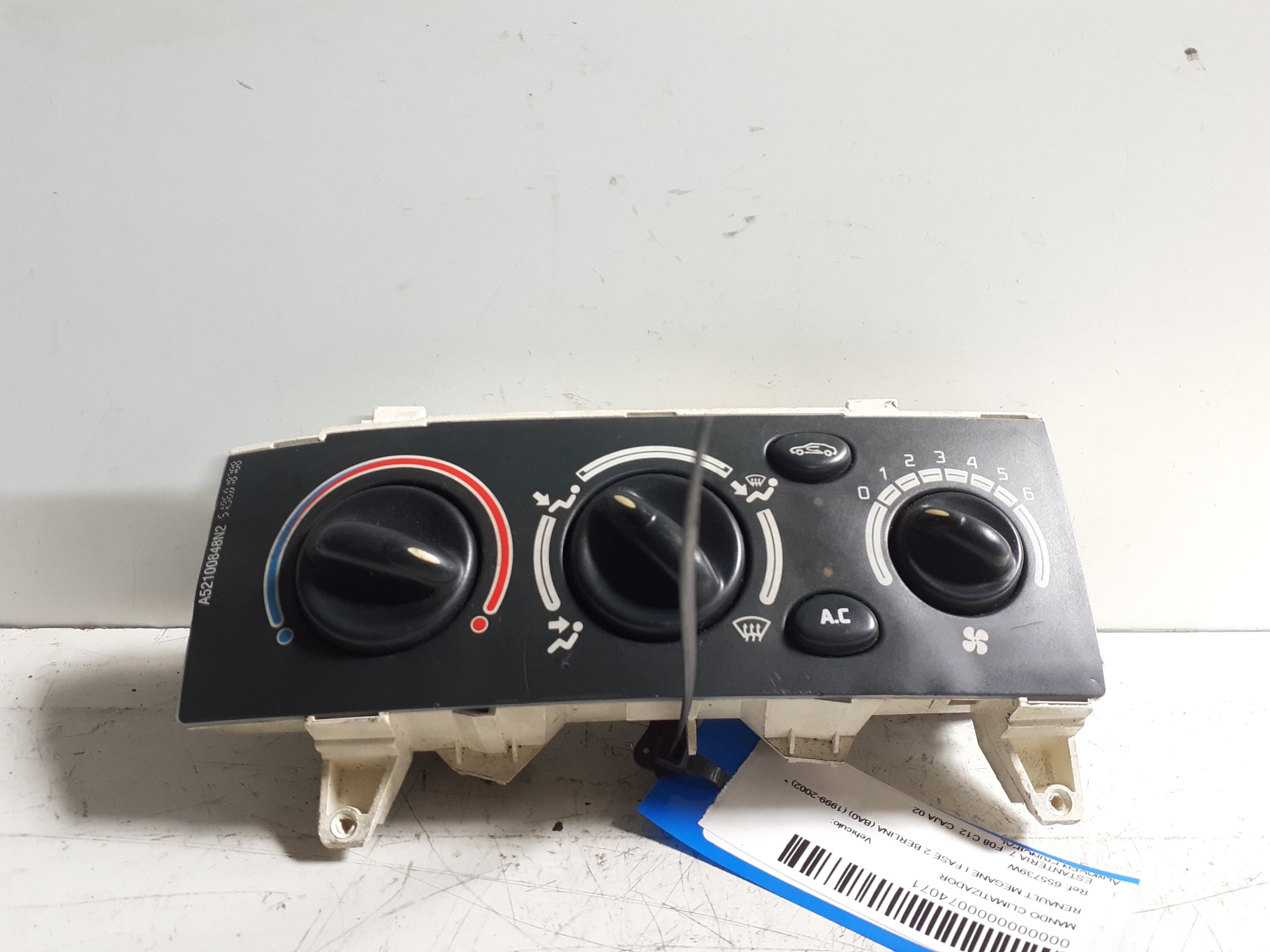 Comando climatizzatore RENAULT MEGANE I CLASSIC (LA0)