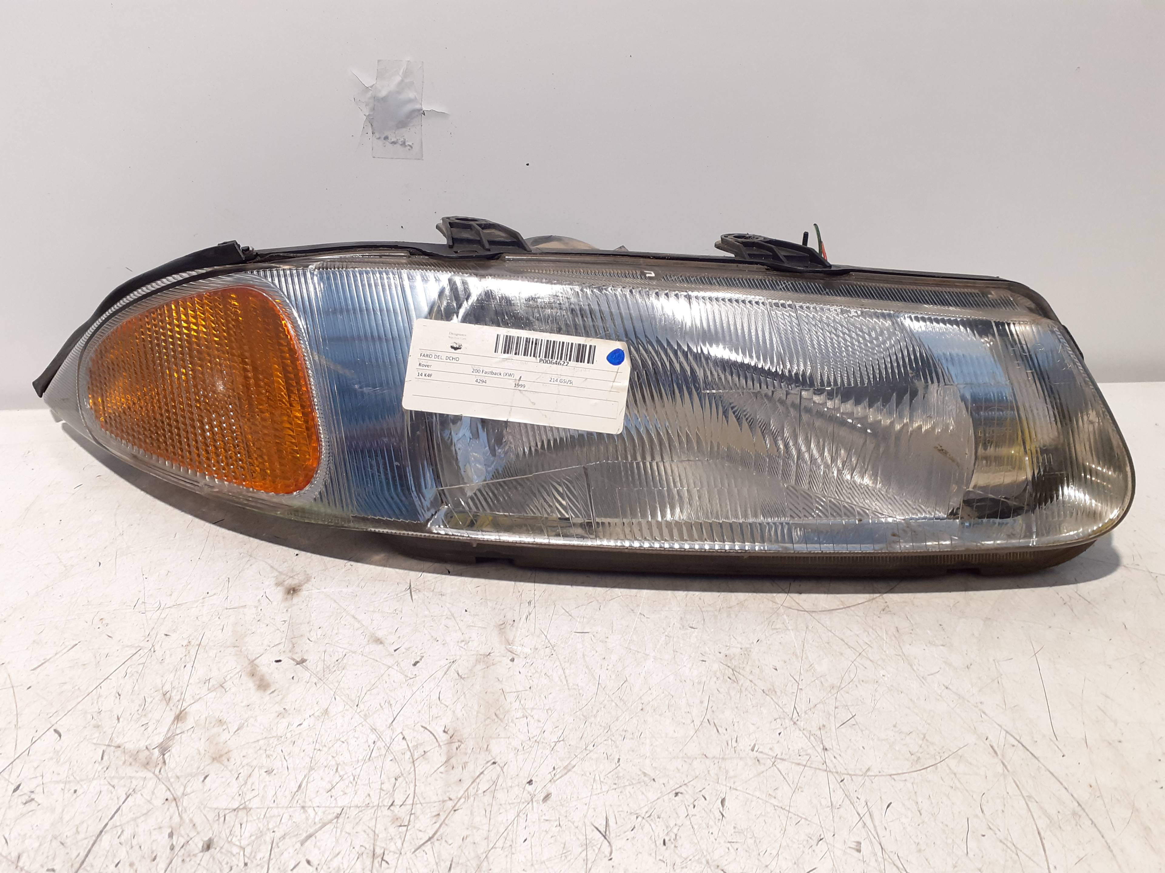 Right headlight MG SERIE 200 (RF)