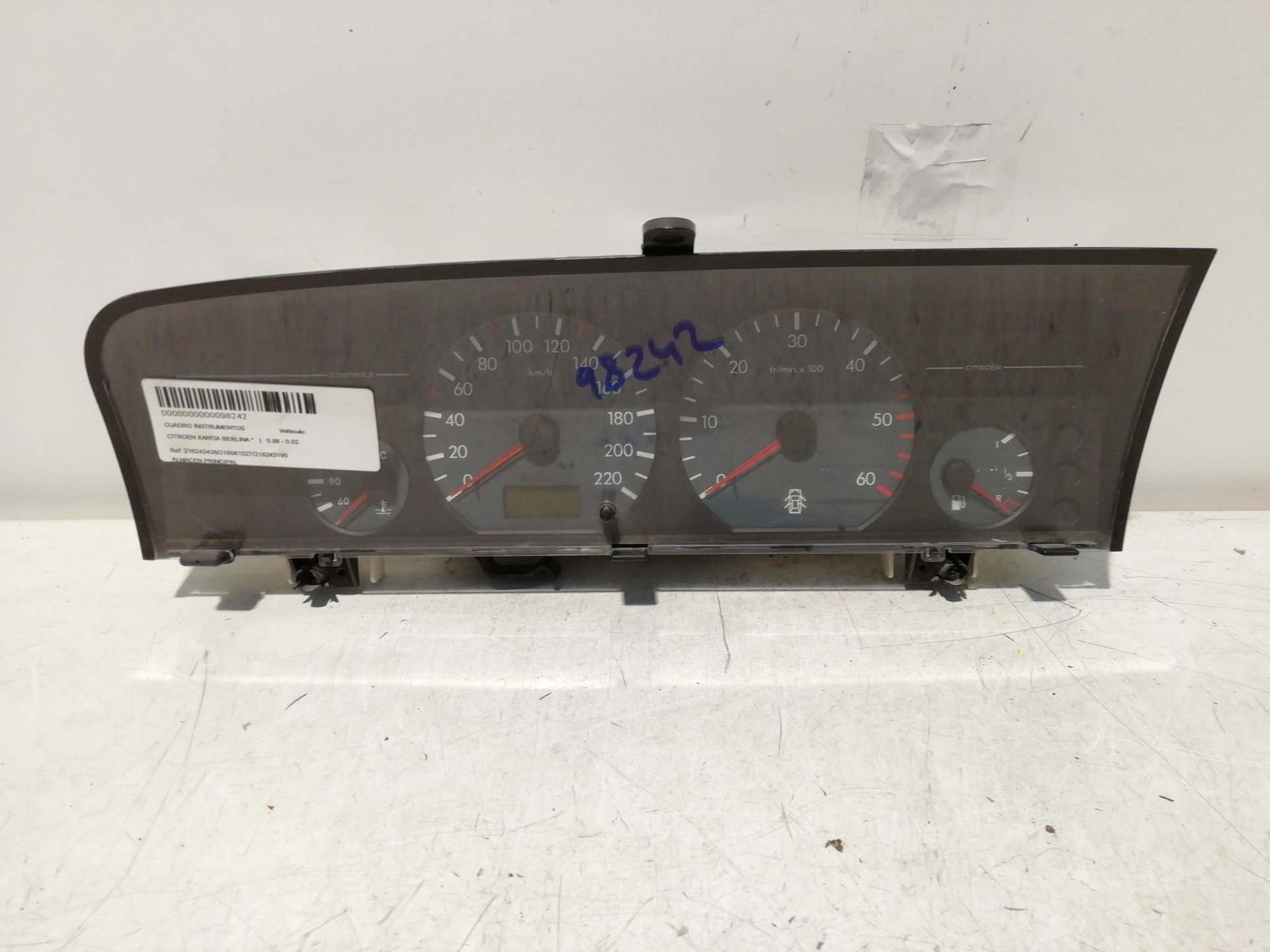Combiné d’instruments CITROEN XANTIA BERLINA