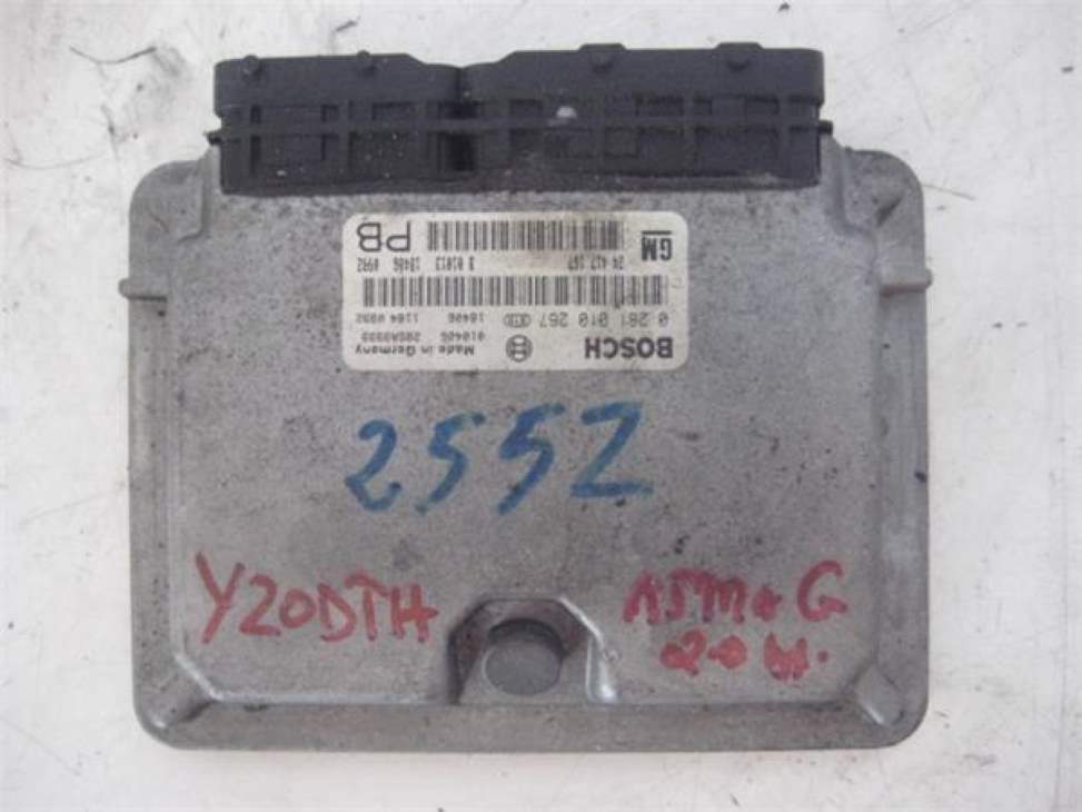 Engine control unit ECU OPEL ASTRA G BERLINA
