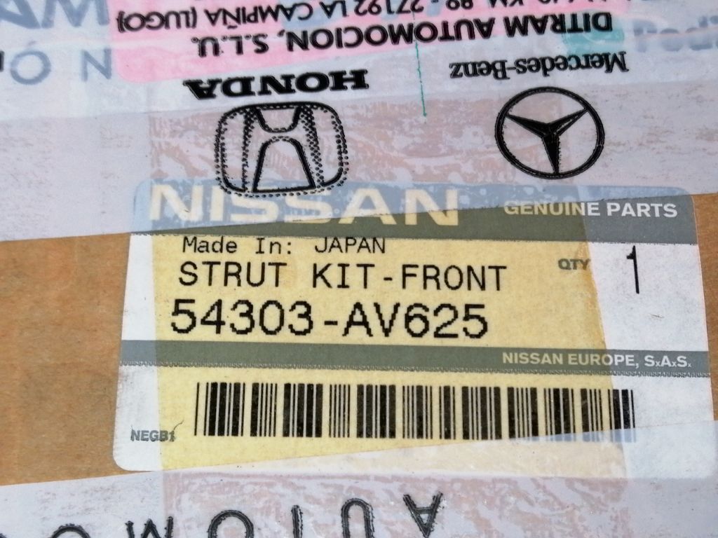 Stoßdämpfer hinten links NISSAN NOTE (E11, NE11)