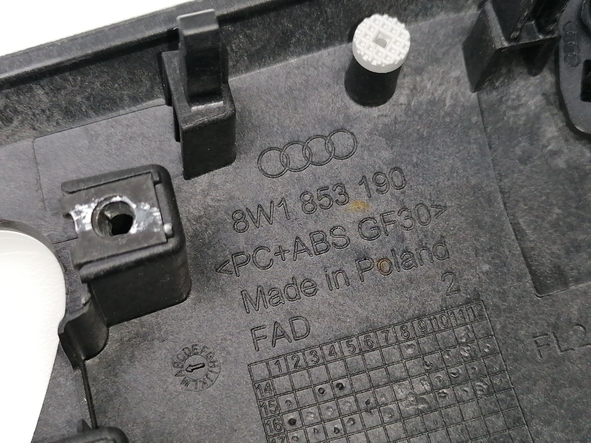 Painel plástico AUDI A4 B8 AVANT (8K5)