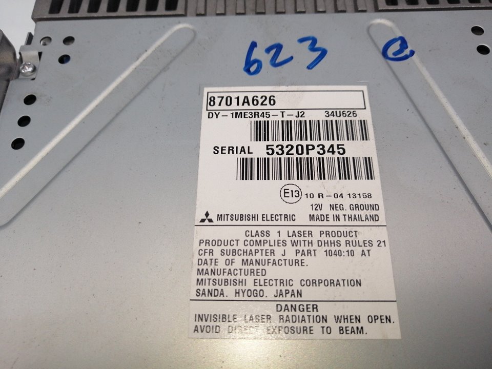 Système audio / Autoradio CD MITSUBISHI ASX (GA_W_)