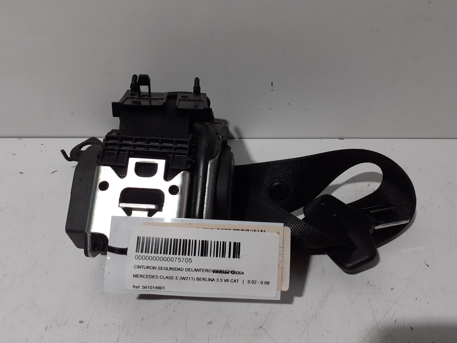 CINTURON SEGURIDAD DELANTERO DERECHO MERCEDES-BENZ CLASE E (W211) BERLINA