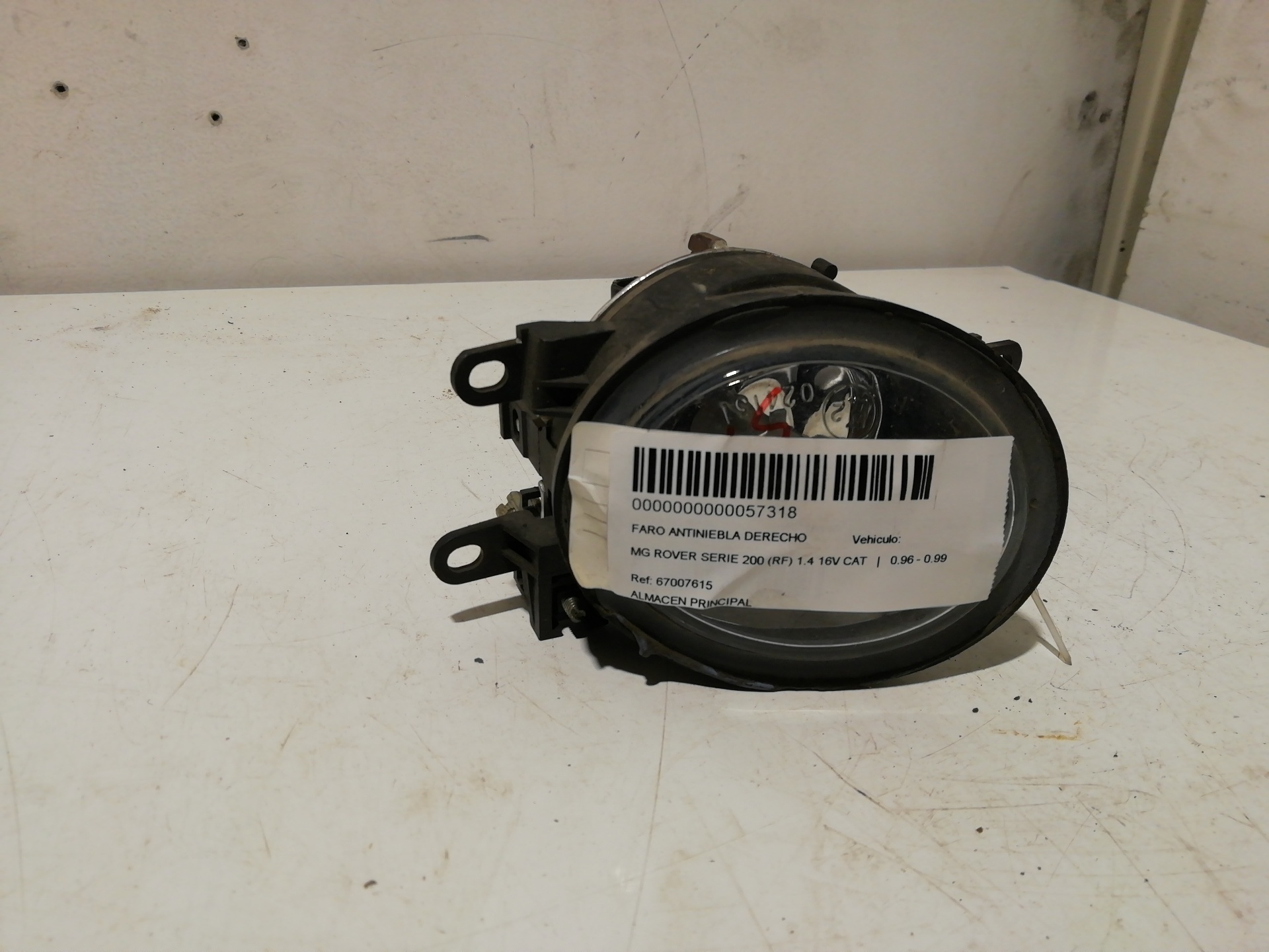 Nebelscheinwerfer rechts MG SERIE 200 (RF)