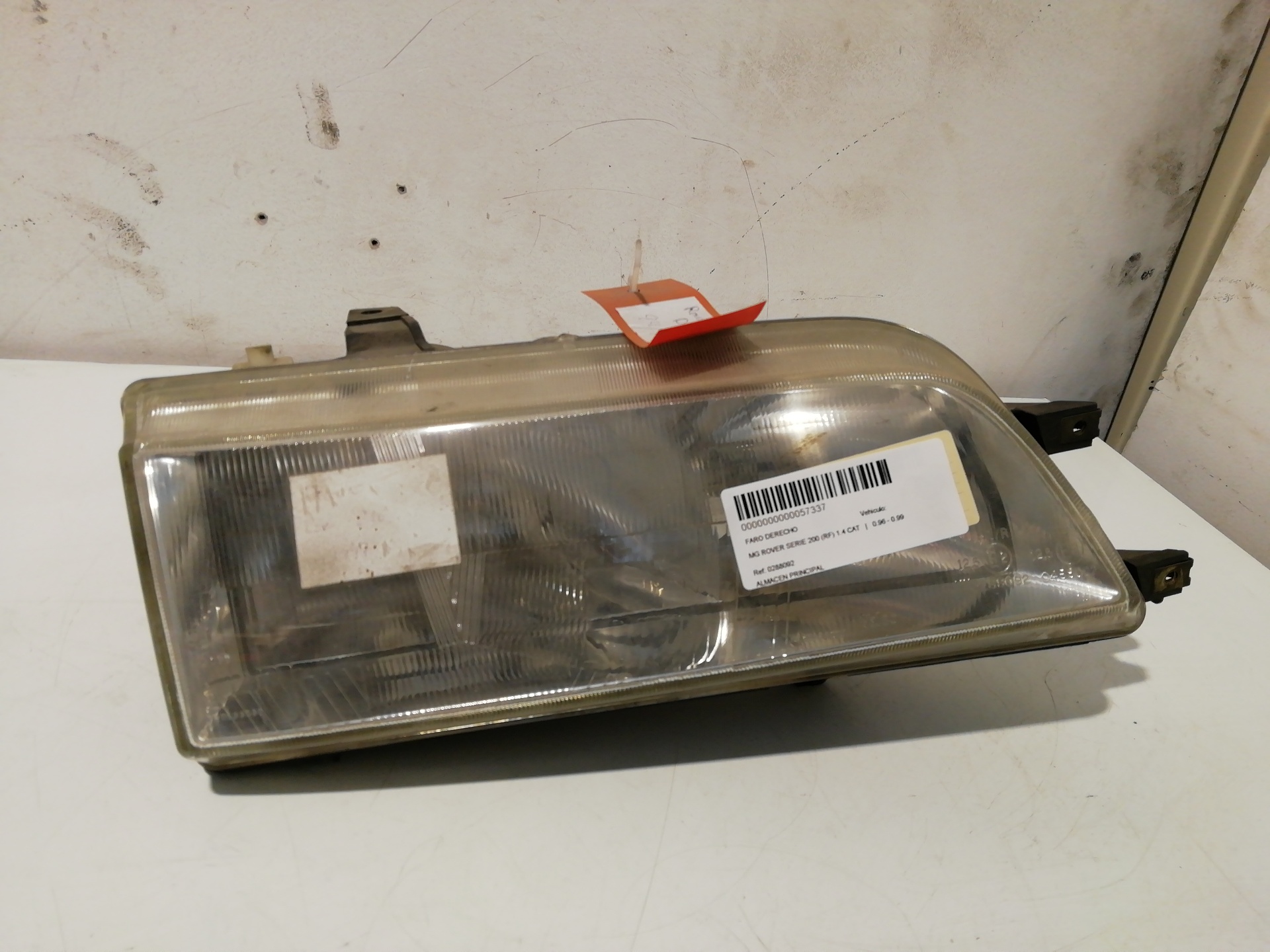 Right headlight MG SERIE 200 (RF)