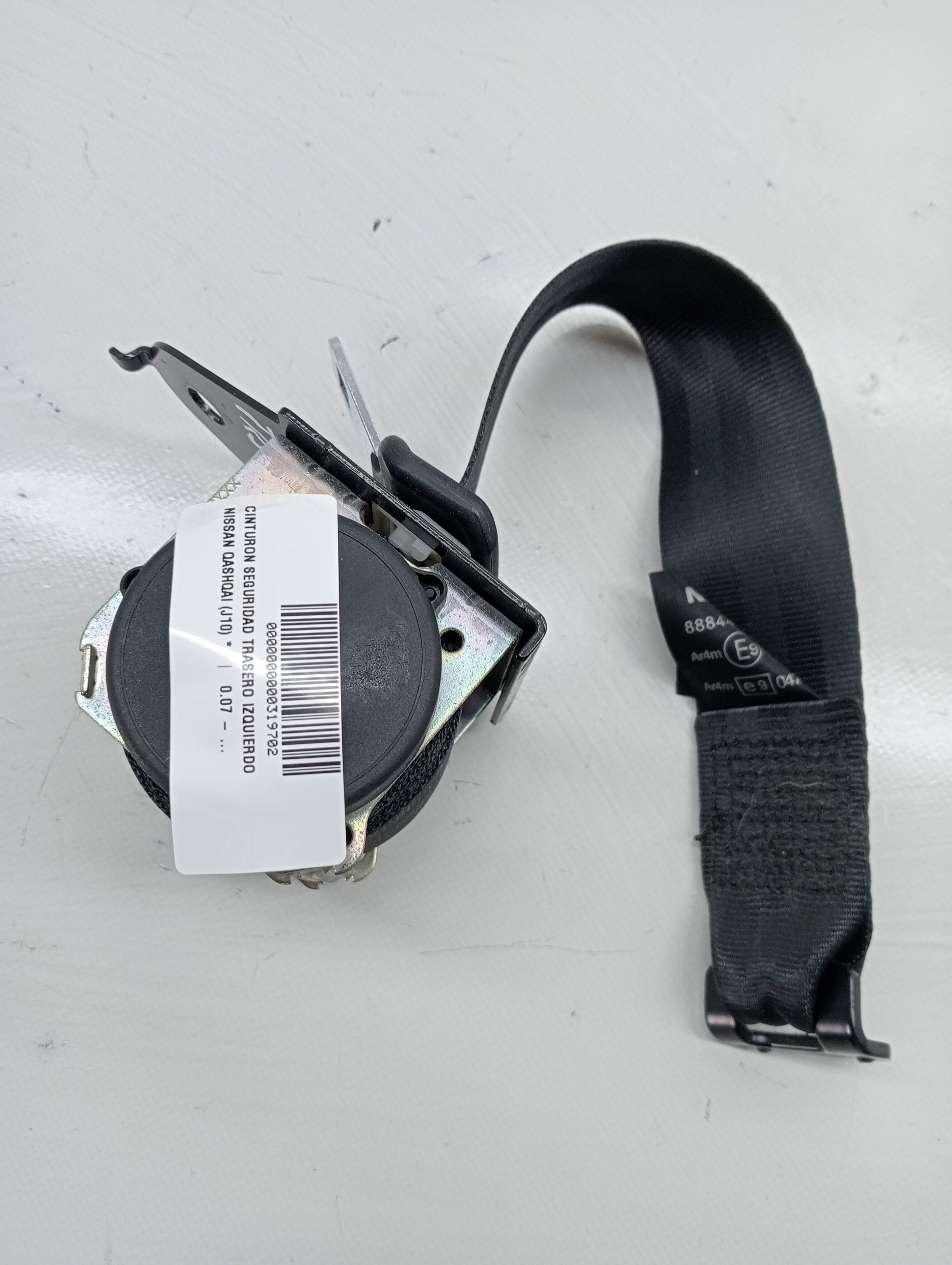 Cinto de segurança traseiro esquerdo NISSAN QASHQAI (J10)