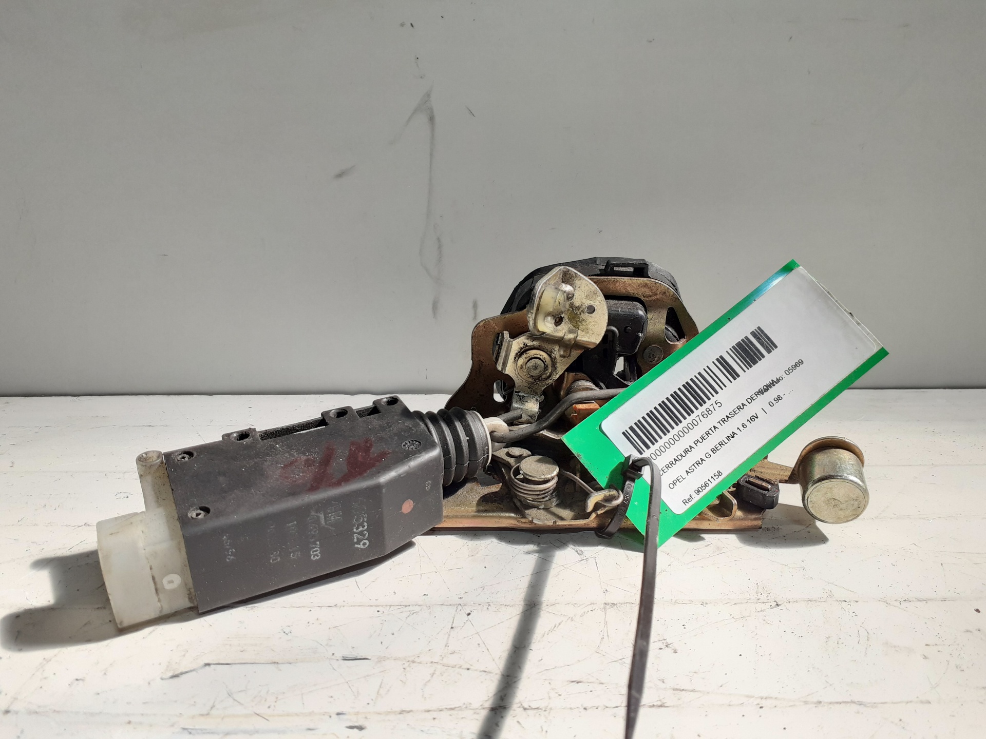 Rear right door lock OPEL ASTRA G BERLINA