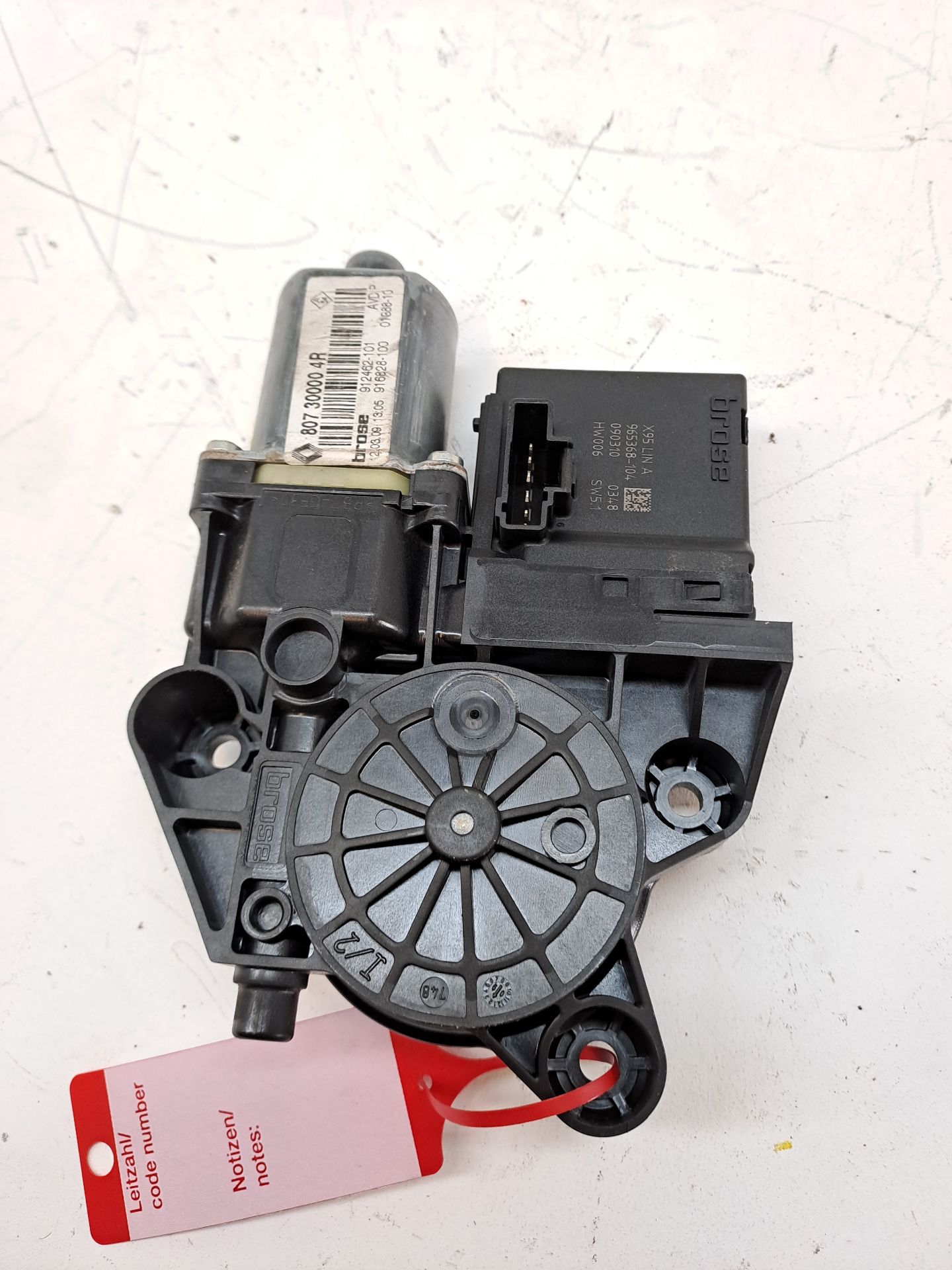 Front Right Window Motor RENAULT MEGANE III BERLINA 5 P