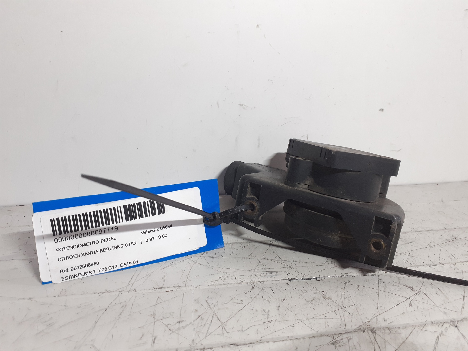 Pedal do acelerador CITROEN XANTIA BERLINA