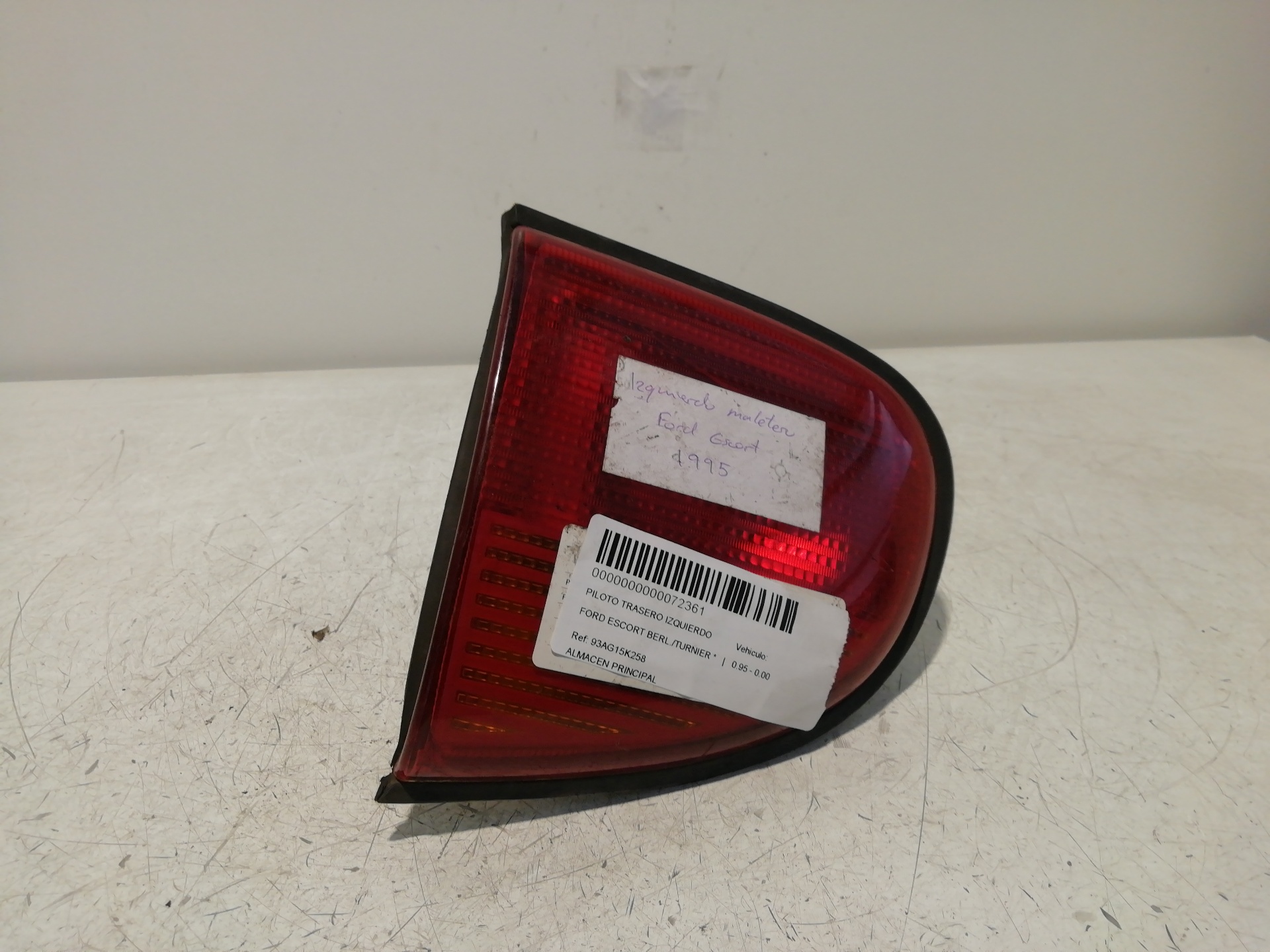 Heckleuchte links FORD ESCORT BERL./TURNIER