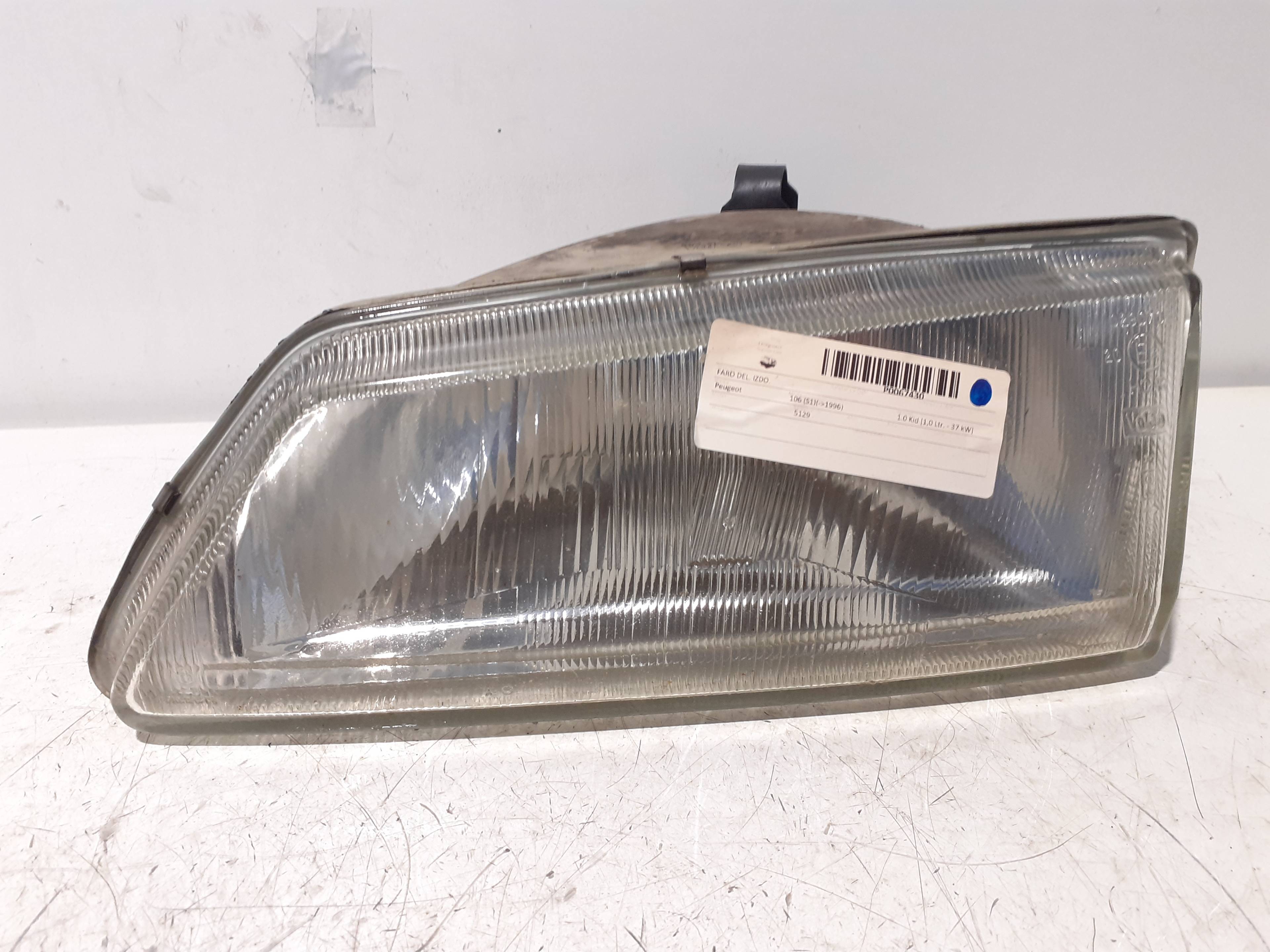 Left headlight PEUGEOT 106 (S1)